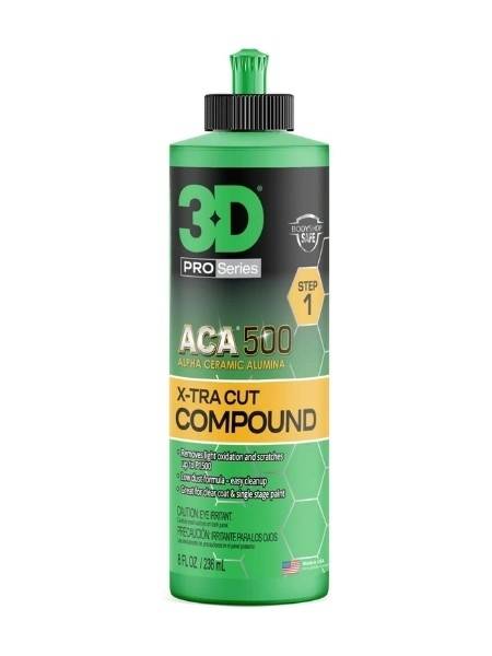 3D ACA 500 X-Tra Cut Compound – stipraus pjovimo poliravimo pasta 240ml